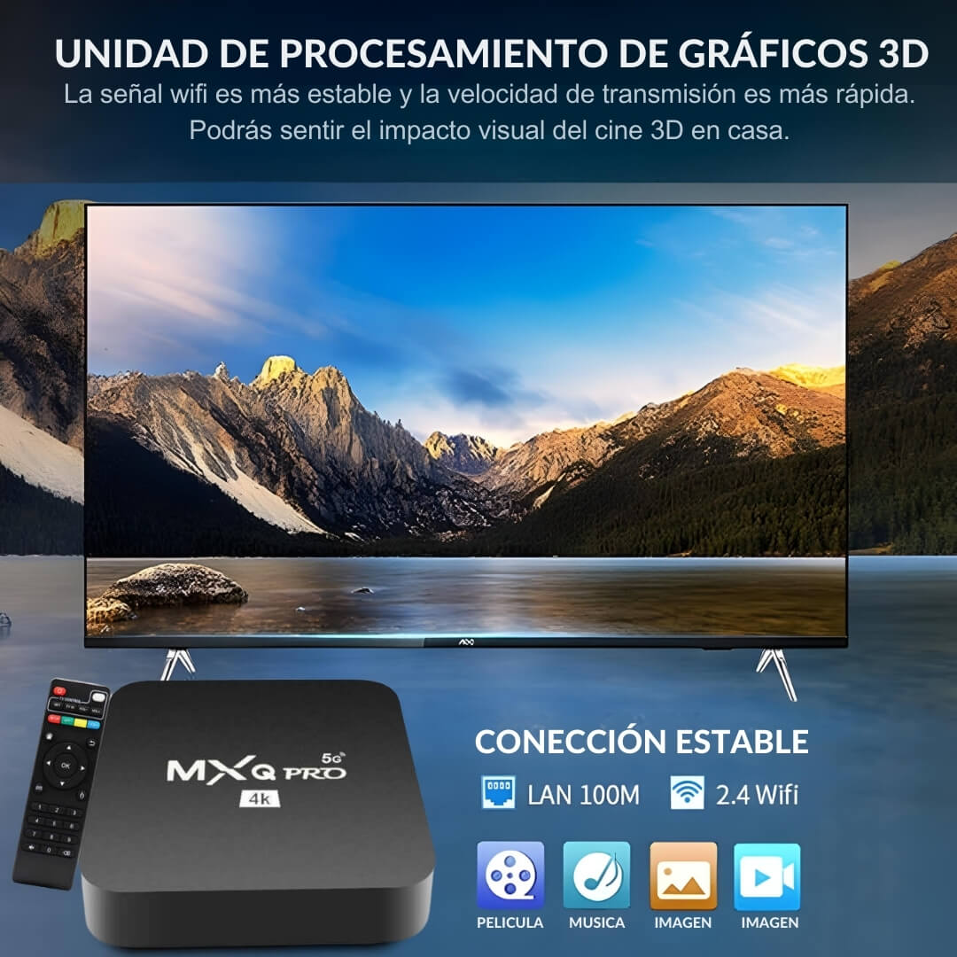 Tv Box Pro 4k Centro de entretenimiento Ultima Generación