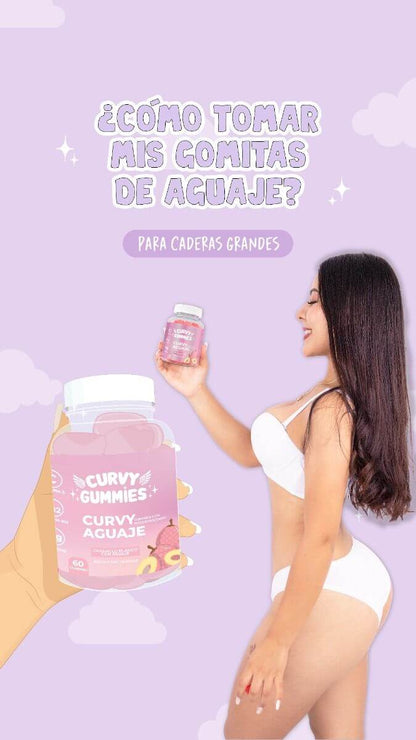 CURVY GUMMIES AGUJES ¨SUPLEMENTO NATURAL¨