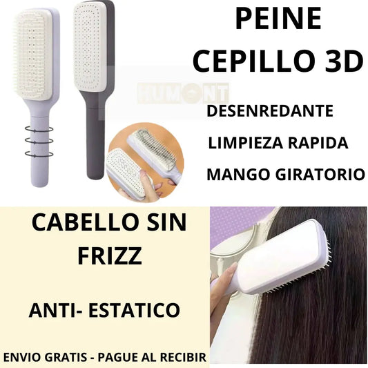 Cepillo anti-estático: Peinado suave y sin frizz