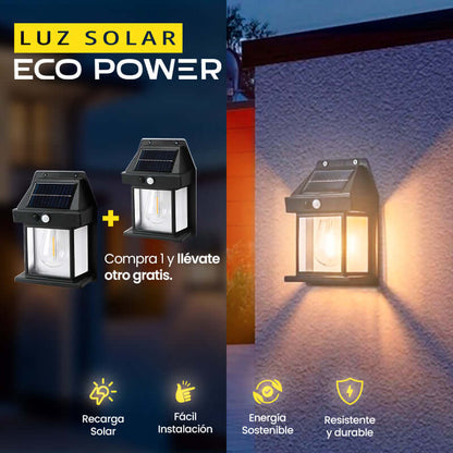 Lampara Solar EcoPower 2X1