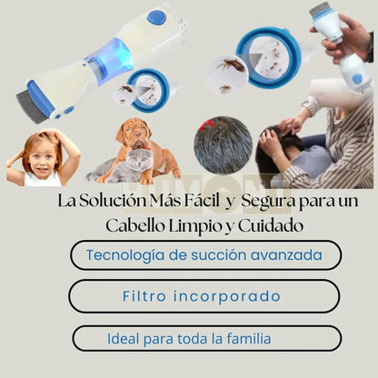 Peine Eléctrico Quita Piojos: Elimina Piojos y Liendres de Forma Segura y Eficaz